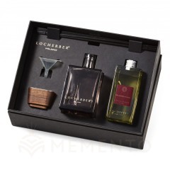 Darčeková sada GIFT BOX 500 ml Rhubarb ROYALE: aróma difuzér 500 ml, náplň 500 ml, tyčinky, lievik a viečko z orechového dreva