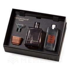 Darčeková sada GIFT BOX 500 ml ARAMAIK: aróma difuzér 500 ml, náplň 500 ml, tyčinky, lievik a viečko z orechového dreva