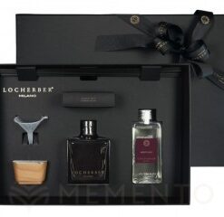 Darčeková sada GIFT BOX 250 ml Rhubarb ROYALE: aróma difuzér 250 ml s viečkom z orechového dreva, náplň 250 ml, tyčinky, lievik + vonný sáčok