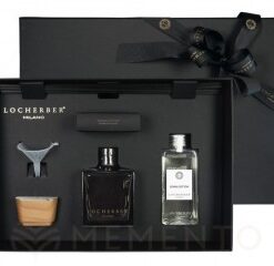 Darčeková sada GIFT BOX 250 ml dokk COTTON: aróma difuzér 250 ml s viečkom z orechového dreva, náplň 250 ml, tyčinky, lievik + vonný sáčok