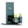 Darčeková sada sklenený difuzér GREY s náplňou GREY CEDAR & SANDALWOOD 150 ml