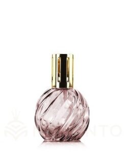 Veľká katalytická lampa SPIRAL MAUVE sklenená fialová