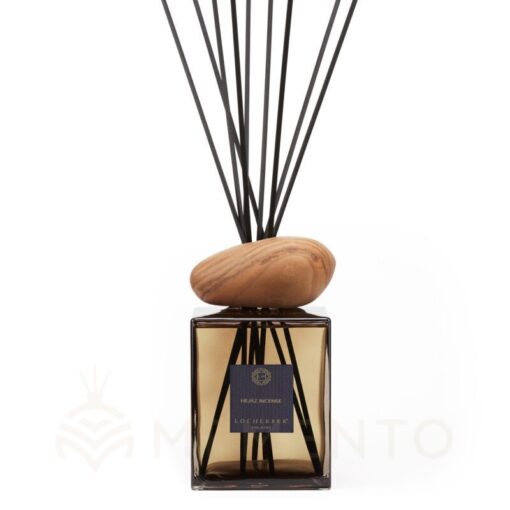 Aroma difuzér s tyčinkami HEJAZ INCENSE, EDICE: drevené viečko v tvare na obrázku, 2500 ml
