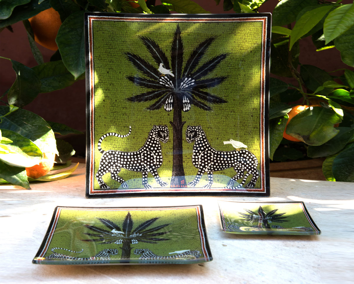 Ortigia Tray green Medium